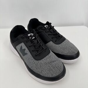 Brunswick Frenzy Bowling Shoes Color Black/Grey Mens Size 8 Wide Preowned‎